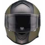 Z1R Warrant Helmet - Carbon - Green - Small 0101-17433