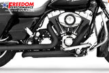 HARLEY TOURING RIGHT SIDE TUCK & UNDER TRUE-DUAL HEADERS Fits '95-Present