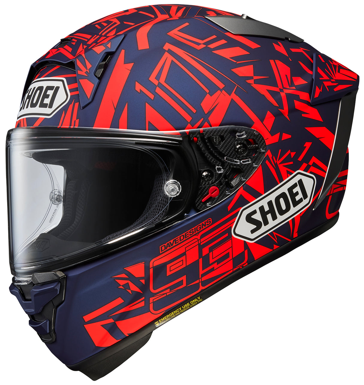 Shoei X-15 Marq Dazzle Tc-10 Lrg 105151006