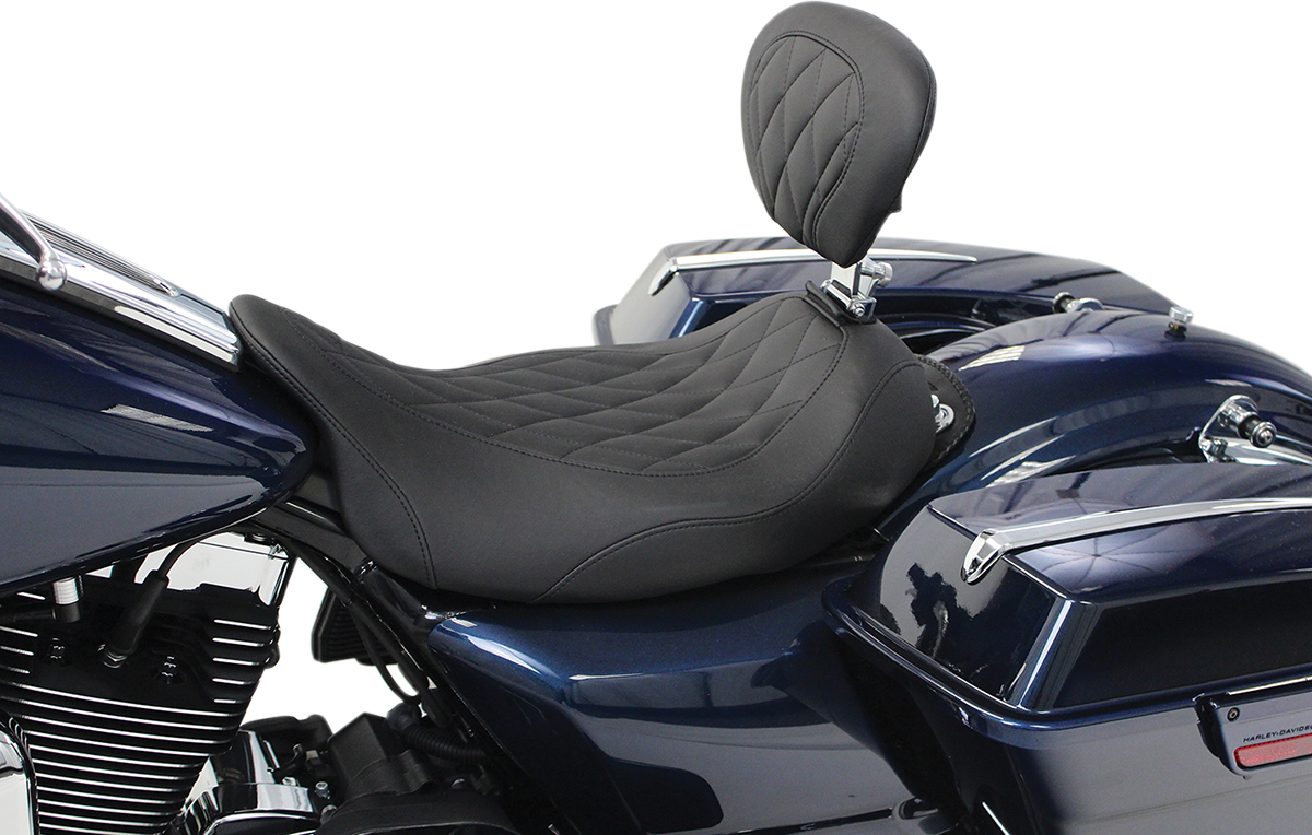 MUSTANG Wide Tripper Solo Seat - With Removable Driver Backrest - '08+ 79725