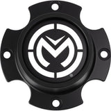 MOOSE UTILITY Center Cap - Replacement - 27X Wheel - 4/110 - Black C356MB-110MO