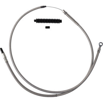 BARNETT High-Efficiency Stainless Steel Clutch Cable for Harley-Davidson - +6" 102-30-10063-6