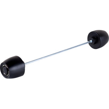 PUIG HI-TECH PARTS Axle Sliders - Front - Black - Pair - Kawasaki 21838N