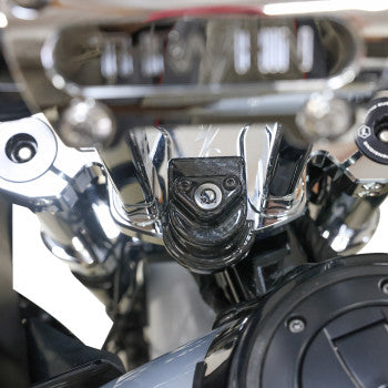THRASHIN SUPPLY CO. Cover Steering Lock - Gloss Weave Carbon Fiber TSC-3033-0