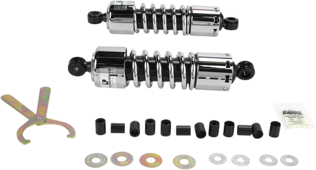 PROGRESSIVE SUSPENSION Shocks - 412 Cruiser Series - Chrome - 11" - Standard 412-4204C