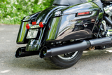 S&S CYCLE 4-1/2" Black MK45 Cutlass Performance Mufflers Glide  2017-2022	 550-1010