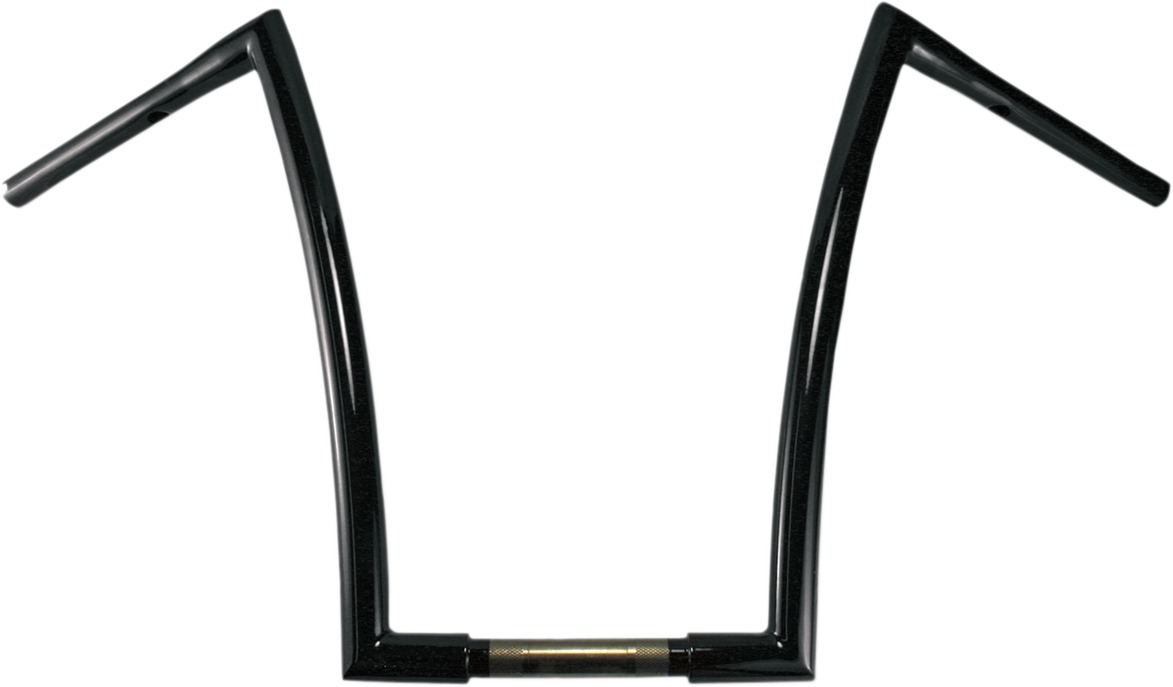 TODD'S CYCLE Handlebar - Strip - 1-1/4" - 10" Rise - Black 0601-2717