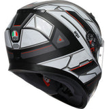 AGV K3 Helmet - Rivia - Matte Black/White - Small 2118381004-019-S