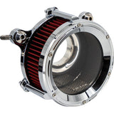 TRASK 68 mm Assault Charge Air Cleaner - Chrome - Gen 2 M8 TM-1025CH