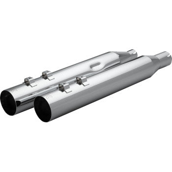 KHROME WERKS Slip-On Straight Cut Muffler - 4" - M8 - Chrome 40FST-1011-CHR