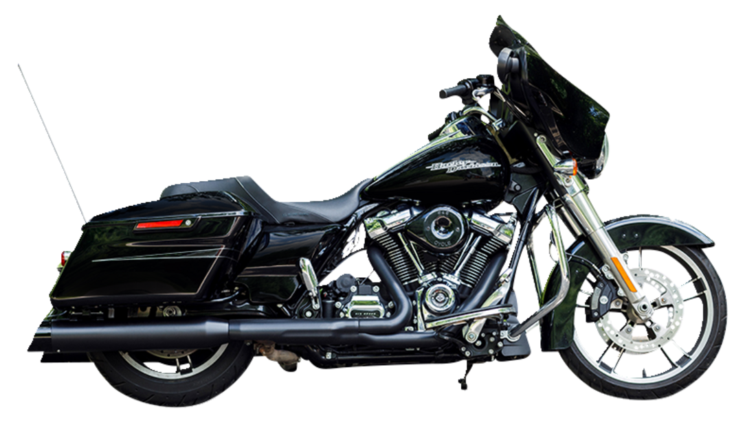 S&S CYCLE 4-1/2" Black MK45 Cutlass Performance Mufflers Glide  2017-2022	 550-1010