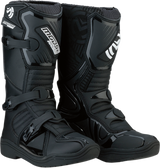 MOOSE RACING M1.3 Boots - Black - Size 3 3411-0425