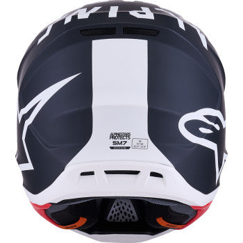 ALPINESTARS SM7 Helmet - Dasher - Matte Black/White - 2XL 8302226-1121-XXL