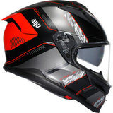 AGV K7 Helmet - Kyber - Matte Black/Red - 2XL 0101-17982