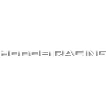 FACTORY EFFEX Die-Cut Decal - 3' - Honda Racing White 28-94308