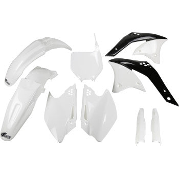 UFO Body Kit - White/Black - Kawasaki - KXF '07 KAKIT208F@047