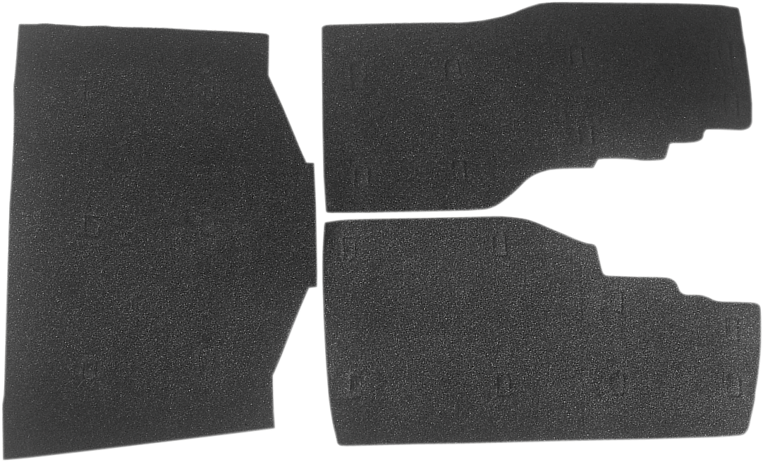 DRAG SPECIALTIES Saddlebag/Tourbox Floormats GL1500 Gold Wing 1988-2000 DS710115