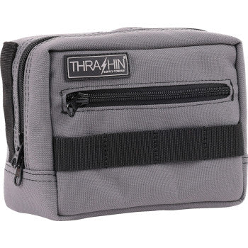 THRASHIN SUPPLY CO. Handlebar Bag - Gray THB-0016