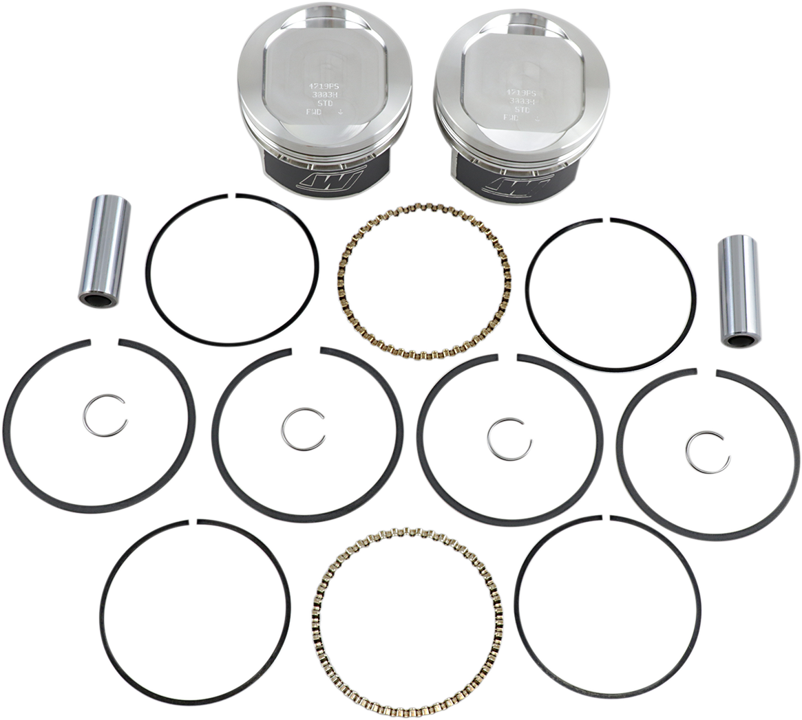 WISECO Piston Kit - 883/1200 08 & LATER REQ 1200CC CYL High-Performance K1682