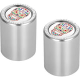 FIGURATI DESIGNS Docking Cover - Medium - Mirror Polished - Sugar Skull  FD30-DC-27-30-SS