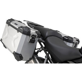 SW-MOTECH TRAX ADV Aluminum Case System - Silver - Triumph Tiger/Tiger Explorer 1200 '12-'21 KFT.11.483.70001/S