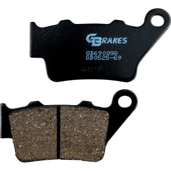 GBRAKES Brake Pads Semi-Metallic  GB0525-69