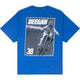 Deegan Apparel MX2 T-Shirt - Blue - 2XL DMTSS3026RYL2XL