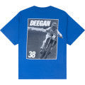 Deegan Apparel  Youth MX2 T-Shirt - Blue - Medium DBTSS3009RYLM