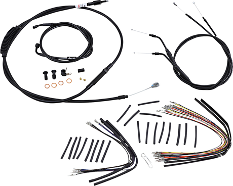 BURLY BRAND Control Kit - 14" Ape Hanger Handlebars B30-1046
