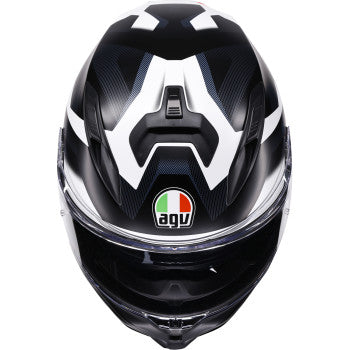 AGV Helmet K7 Glimpse Matte Black/White Md 2118399004-016-M