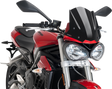 PUIG HI-TECH PARTS New Generation Windscreen - Black 9999N