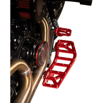 THRASHIN SUPPLY CO. Aggressor Floorboards - Red TSC-2219-2