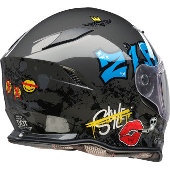 Z1R Nemesis Helmet - Distro - Gray - Large 0101-17860