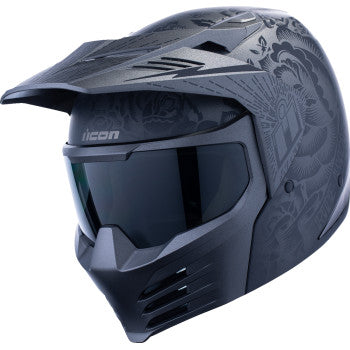 ICON Elsinore™ Helmet - Darkgard - Black - 2XL 0101-18343