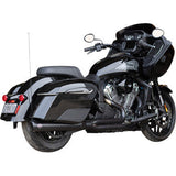 S&S CYCLE 2-into-1 Qualifier Exhaust System - Guardian Black - Race Only - Indian with PowerPlus 550-1131