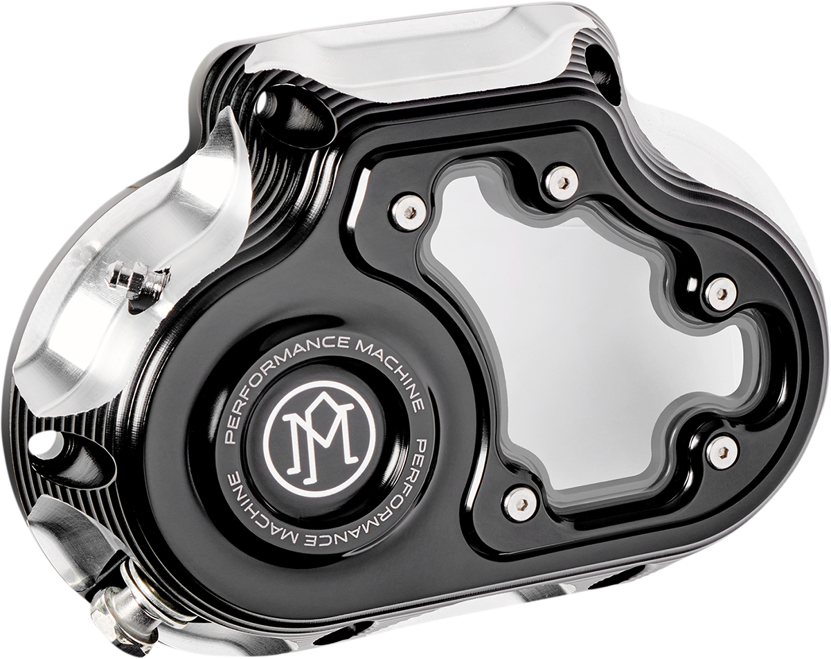 PERFORMANCE MACHINE (PM) Transmission Cover - Contrast Cut 0177-2080M-BM