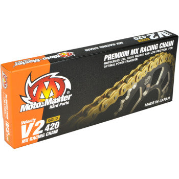 MOTO-MASTER V2 420 - Drive Chain - 130 Links - Gold 642001