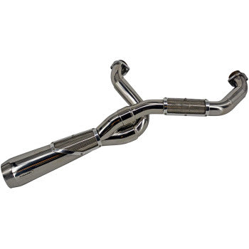 TRASK 2-into-1 Big Sexy Exhaust System - Polished Stainless Steel - M8 Softail  2025 TM-5132PO