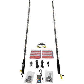 BRITE-LITES Whip Light - Multi-Function - 4' - Pair BL-WPEKIT4