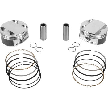 JE PISTONS Piston Kit - 4.080" Bore - 4.375" Stroke - 11.5:1 CR - 107" M8 398728