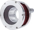 FEULING OIL PUMP CORP. Air Cleaner - BA Series - Chrome - Clear Cover - Red - M8 5438