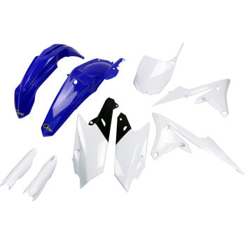 UFO Body Kit - OEM Blue/White - YZ 250/450 F '14-'18 YAKIT318F@999