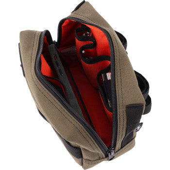 THRASHIN SUPPLY CO. Handlebar Bag - Green THB-0007