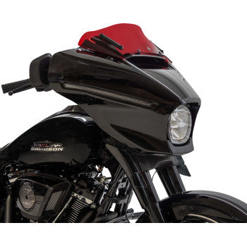 KLOCK WERKS Kolor Flare™ Windshield - 6-1/2" - Red - FLHX KWW-01-0741