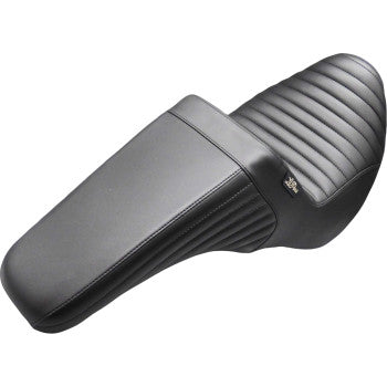 LE PERA Kickflip Up Front Seat - Pleated - Black - FL/FX '18-'25 LYU-590PT