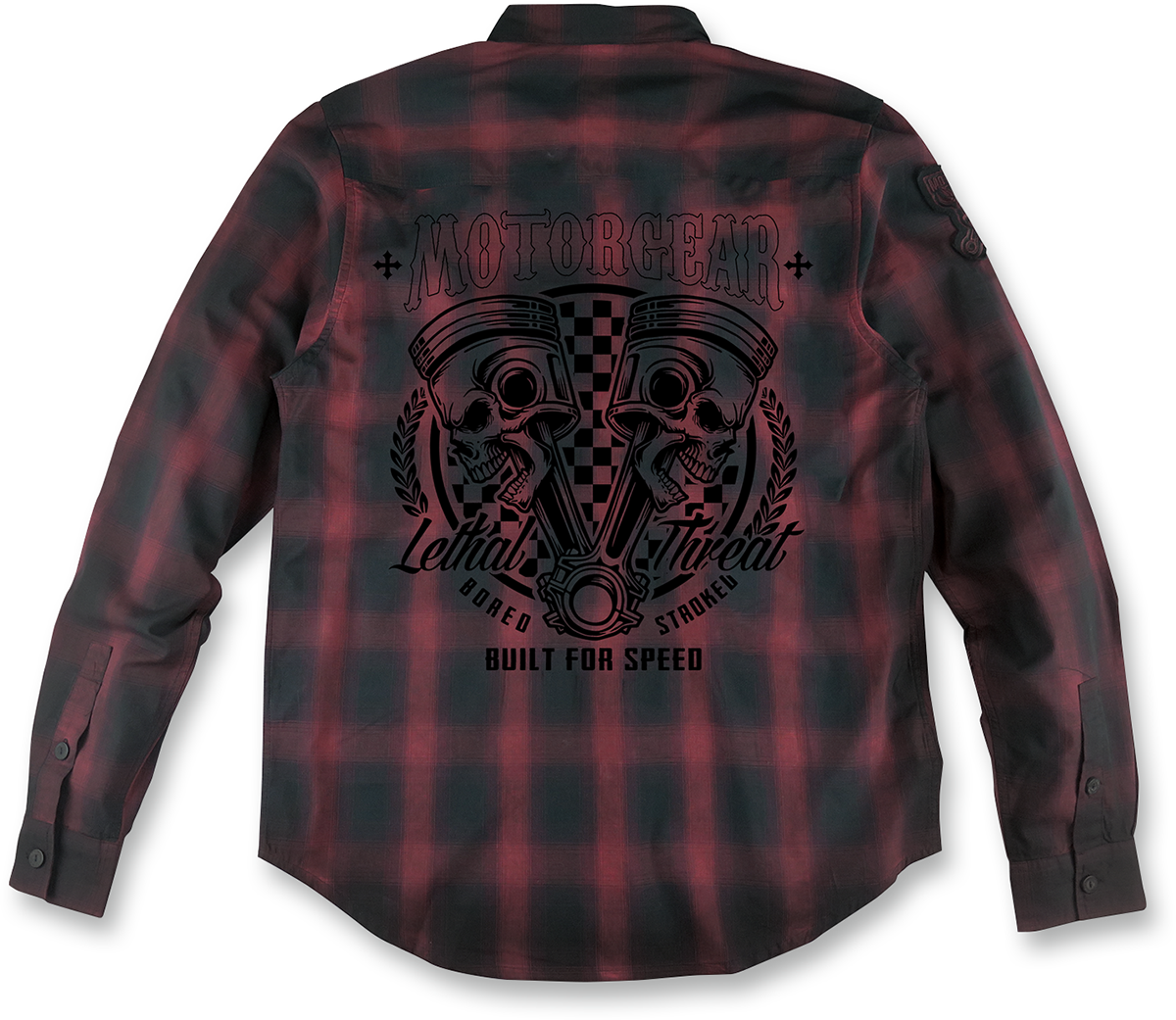LETHAL THREAT Built for Speed Long-Sleeve Shirt - Red - 2XL MG60114XXL