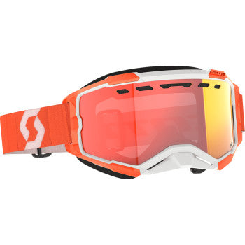 SCOTT Fury Snow Cross Goggle - Orange - Enhancer Red Chrome Lens 278605-0036312