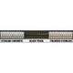 MAGNUM SHIELDING Brake Line - 12mm-90° - 32" - Sterling Chromite II - AS378032