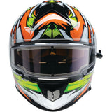 Z1R Warrant Snow Helmet - Neuron - Orange/Green - Medium 0101-17225