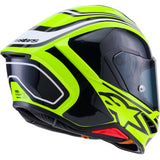 ALPINESTARS Supertech R7 Helmet - Zeal - 22.06 - Gloss Yellow Fluo/Black/White - Small  8202826-5021-S